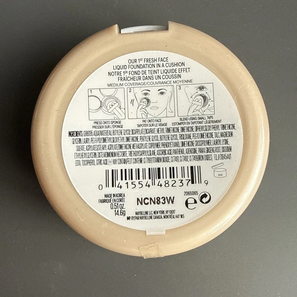 MAYBELLINE Dream CUSHION LIQUID FOUNDATION ~ MEDIUM BEIGE #45 ~ NEW SEALED